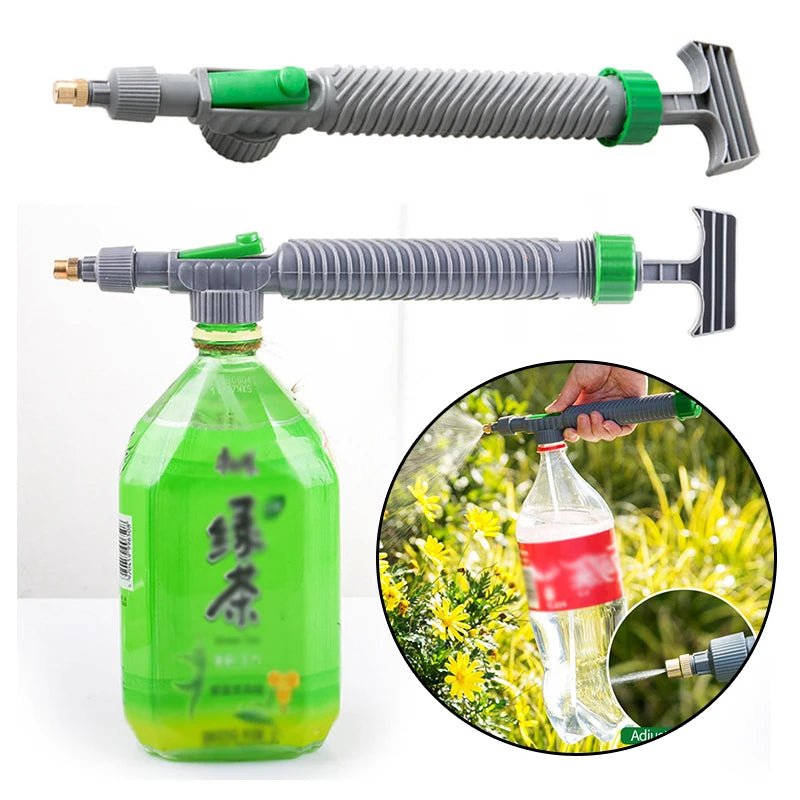 Manual Pump Pressure Sprayer Head for Plant Watering Bottles - Ammpell