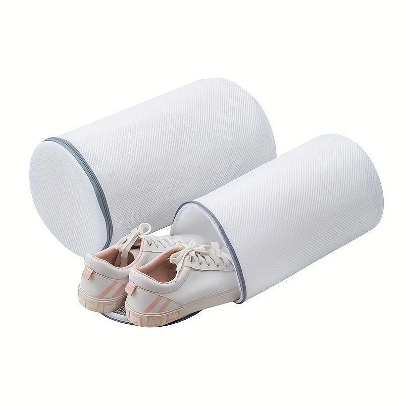 Mesh Laundry Bag for Trainers and Delicates with Zip - Ammpell