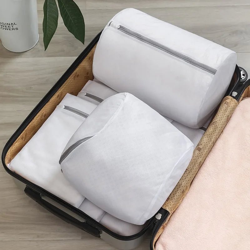 Mesh Laundry Bag for Trainers and Delicates with Zip - Ammpell
