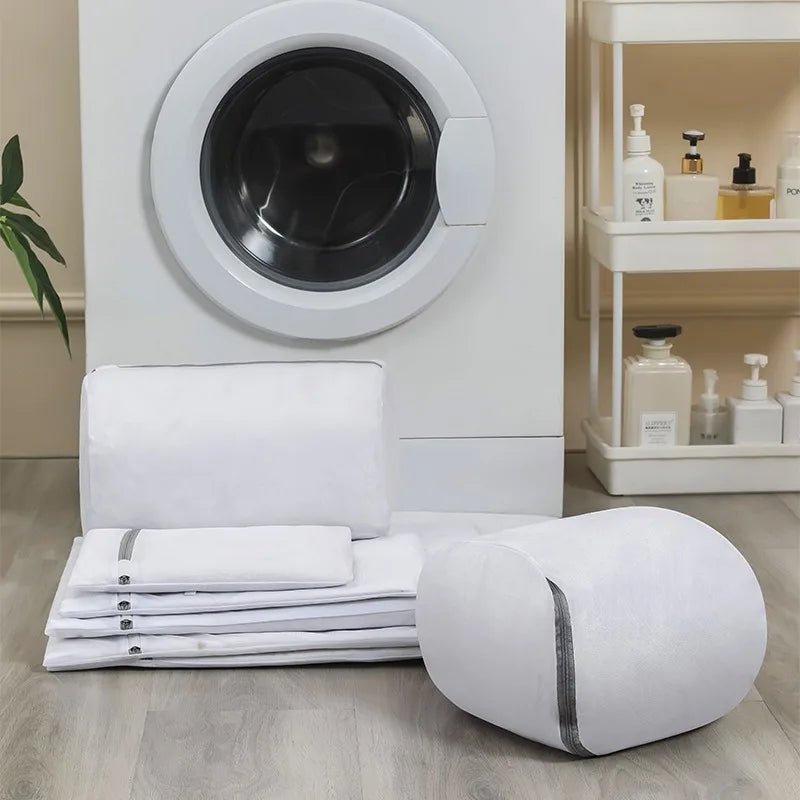 Mesh Laundry Bag for Trainers and Delicates with Zip - Ammpell