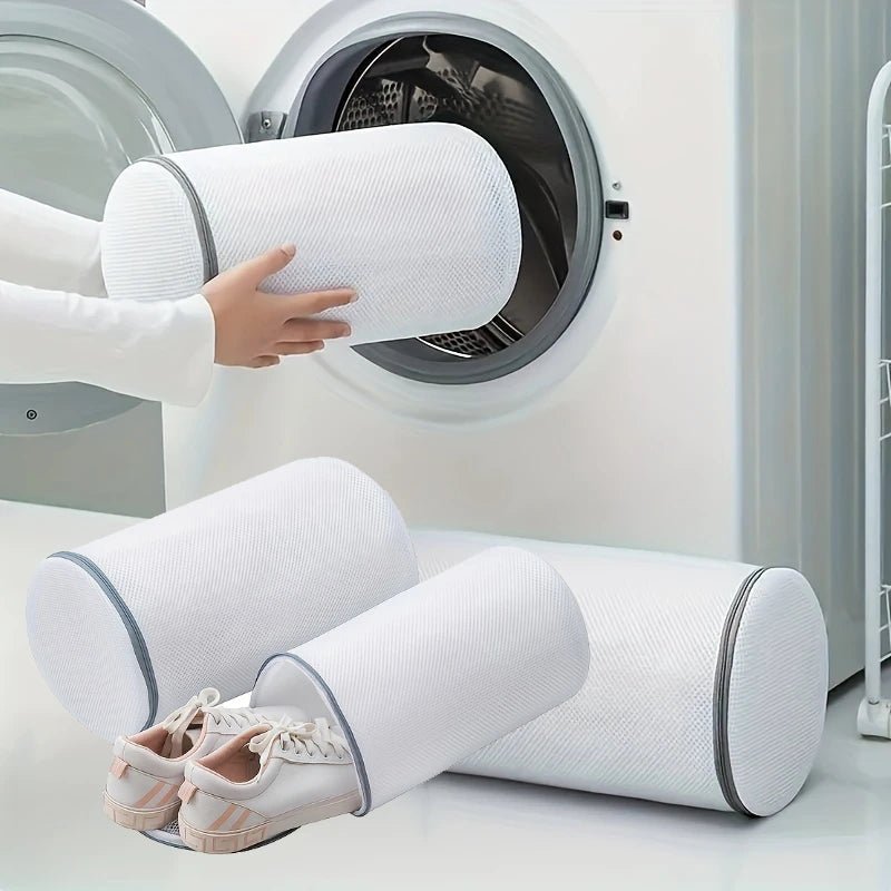 Mesh Laundry Bag for Trainers and Delicates with Zip - Ammpell
