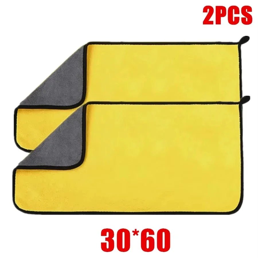 Microfiber Cleaning Cloths, Double Layer, 30x30cm and 30x60cm - Ammpell