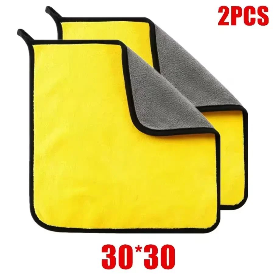 Microfiber Cleaning Cloths, Double Layer, 30x30cm and 30x60cm - Ammpell