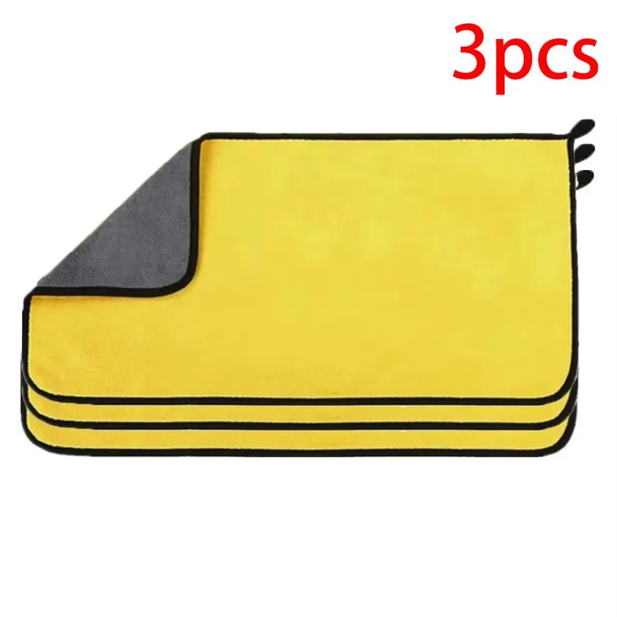 Microfiber Cleaning Cloths, Double Layer, 30x30cm and 30x60cm - Ammpell