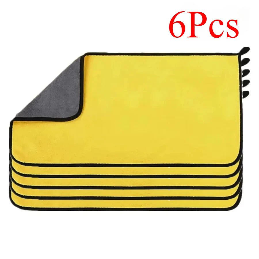 Microfiber Cleaning Cloths, Double Layer, 30x30cm and 30x60cm - Ammpell