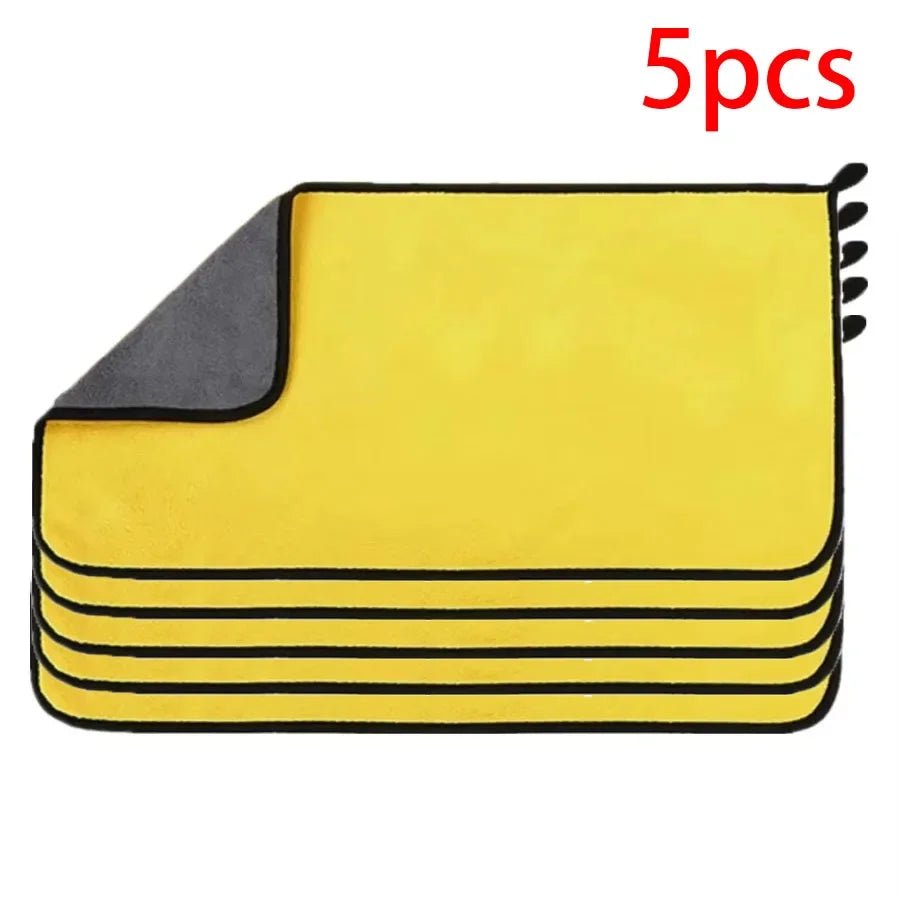 Microfiber Cleaning Cloths, Double Layer, 30x30cm and 30x60cm - Ammpell