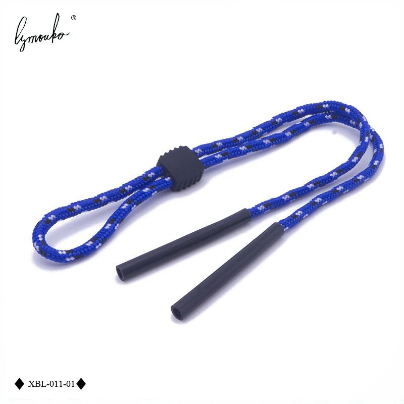 Non-slip Sport Eyewear Rope Protect with Sunglasses Lanyards Chains Holder Neck Cord Silicone Head for Glasses Strap - Ammpell