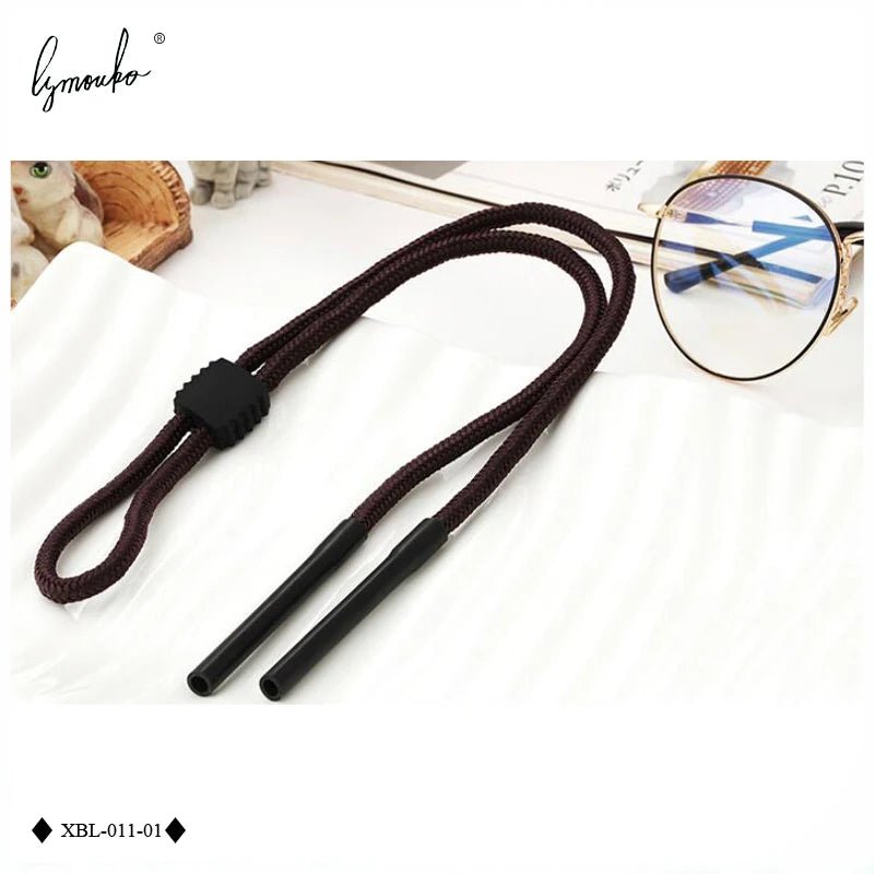 Non-slip Sport Eyewear Rope Protect with Sunglasses Lanyards Chains Holder Neck Cord Silicone Head for Glasses Strap - Ammpell
