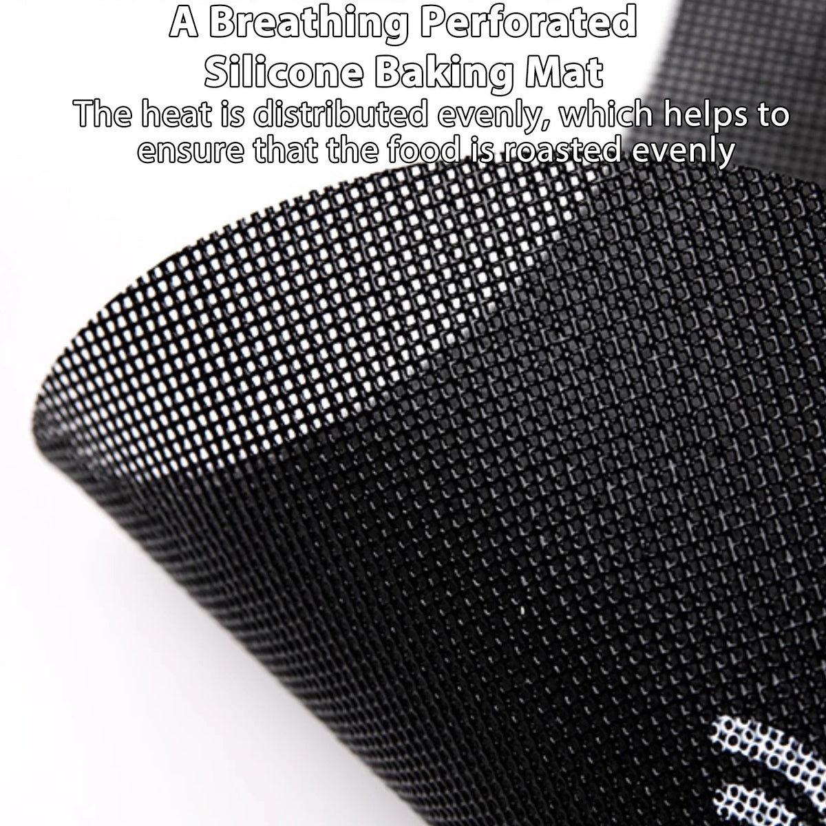 Perforated Silicone Bread Sling for Dutch Oven, with Long Handle, Nonstick & Reusable, Bread Baking Mat for Sourdough Transfer - Ammpell