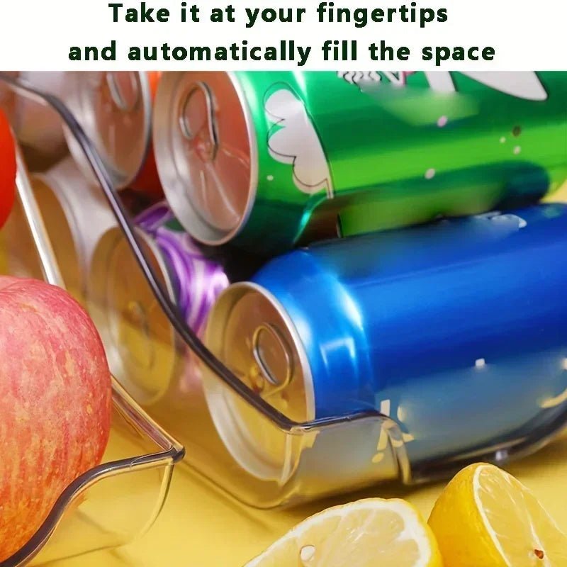 Refrigerator Organizer Bins Soda Cans Dispenser Bins Can Dispensers Auto Rolling Dispenser Fridge Organizer Pantry Organizer - Ammpell
