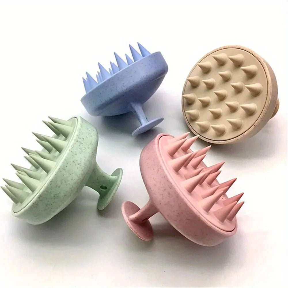 Silicone Shampoo Brush and Scalp Scrubber - Ammpell