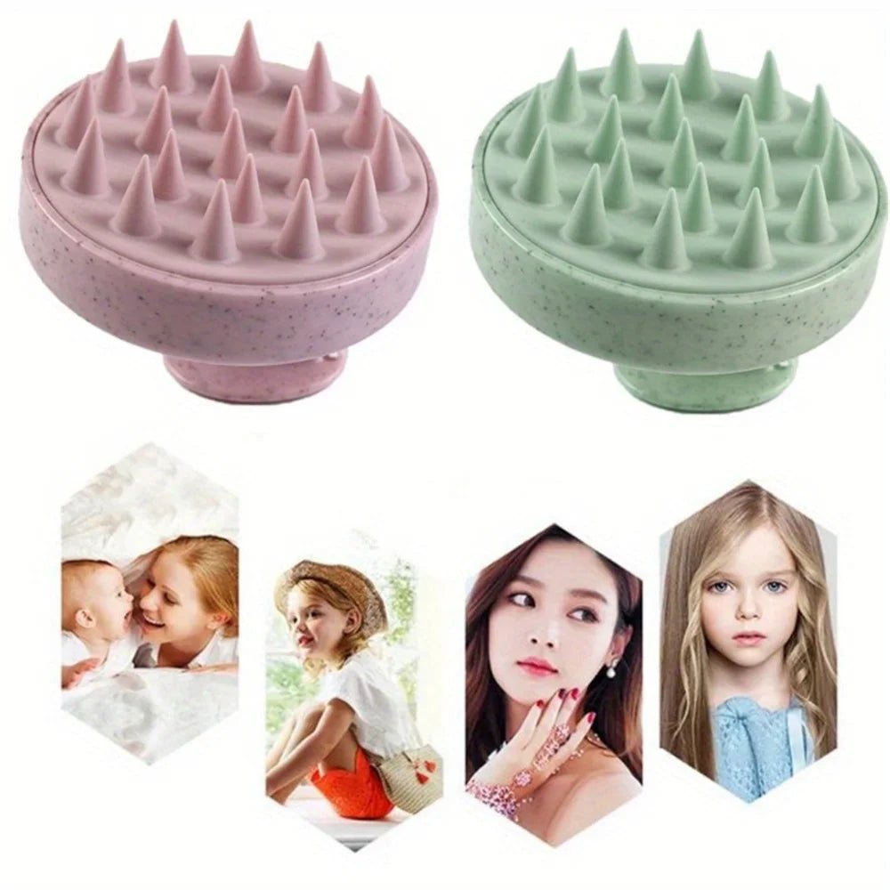 Silicone Shampoo Brush and Scalp Scrubber - Ammpell