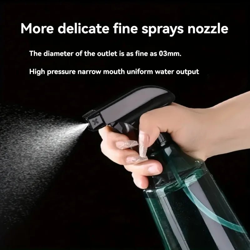 Spray Bottle Transparent Plastic Dual Mode Direct Mist Press Container For Plant Watering Sanitize Daily Garden Care Supply - Ammpell