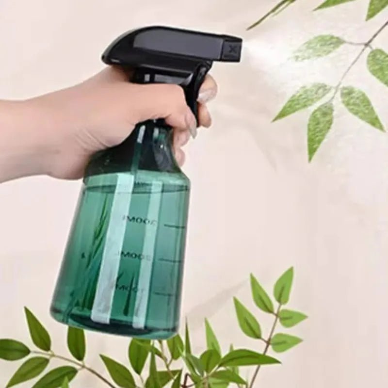 Spray Bottle Transparent Plastic Dual Mode Direct Mist Press Container For Plant Watering Sanitize Daily Garden Care Supply - Ammpell