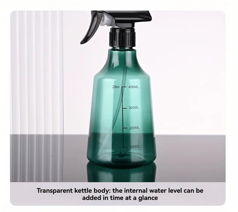 Spray Bottle Transparent Plastic Dual Mode Direct Mist Press Container For Plant Watering Sanitize Daily Garden Care Supply - Ammpell