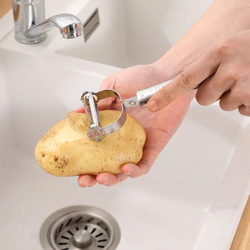 Stainless Steel Julienne Peeler and Vegetable Slicer - Ammpell