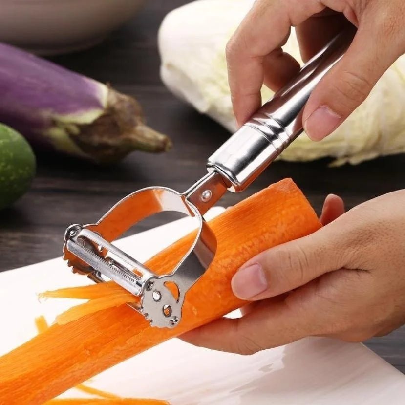 Stainless Steel Julienne Peeler and Vegetable Slicer - Ammpell