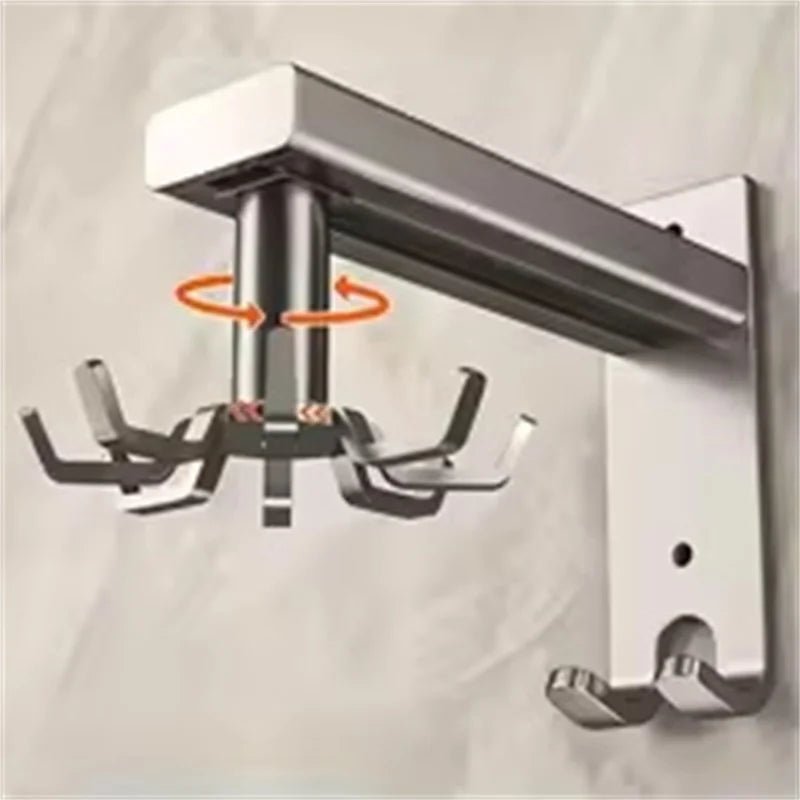 Universal Kitchen Hook Multi-Purpose 360 Degrees Rotatable Rack Organizer Spoon Storage Hanger Home Kitchen Accessories - Ammpell