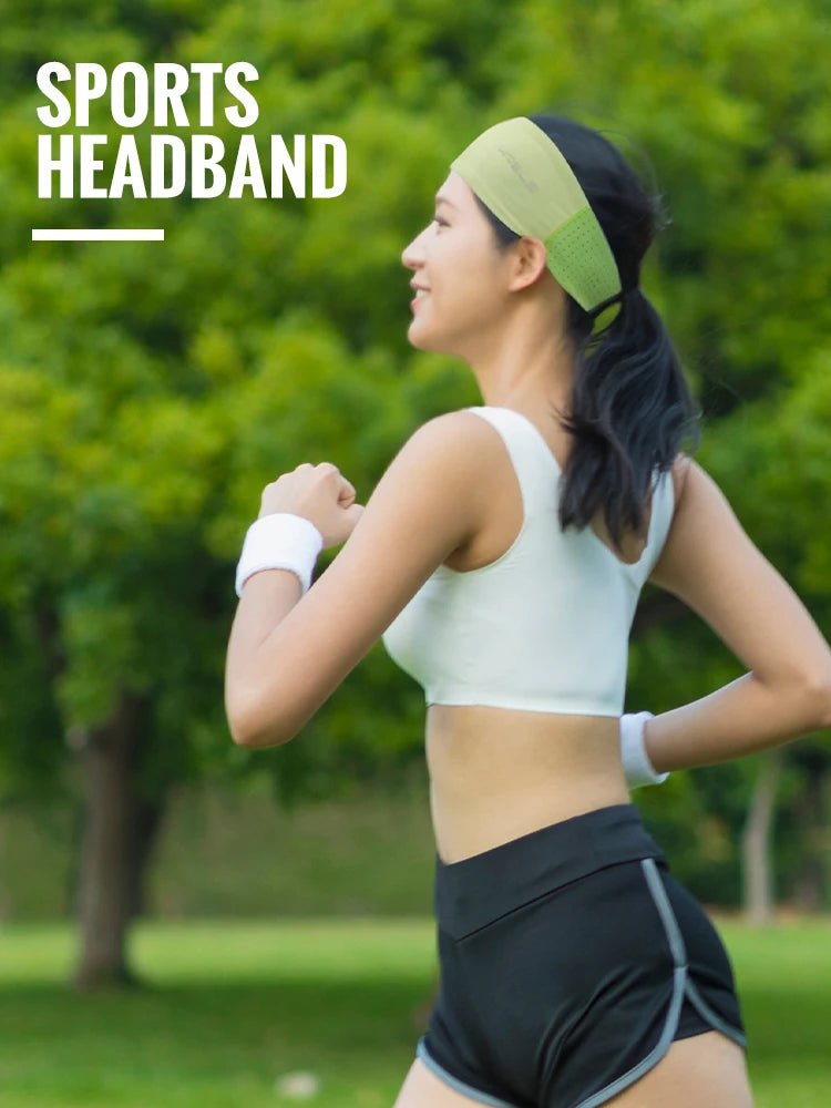 WRELS Headband Sweatband Cooling Non Slip Breathable Quick Dry Men Women Running Yoga Fitness Tennis Athletic Workout Hair Band - Ammpell