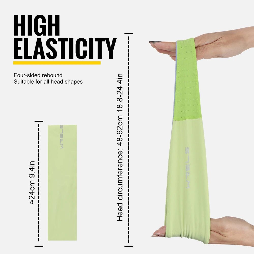 WRELS Headband Sweatband Cooling Non Slip Breathable Quick Dry Men Women Running Yoga Fitness Tennis Athletic Workout Hair Band - Ammpell