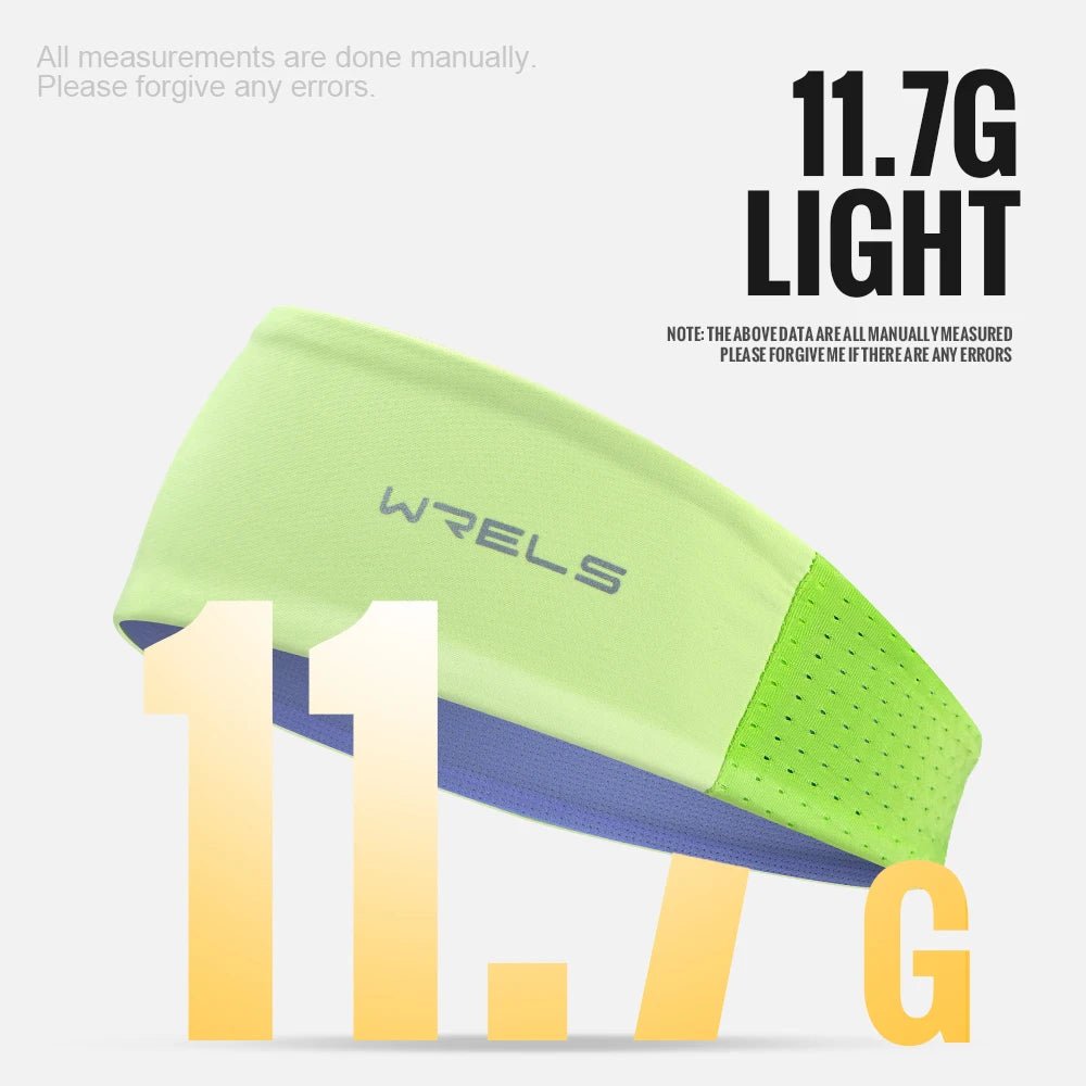 WRELS Headband Sweatband Cooling Non Slip Breathable Quick Dry Men Women Running Yoga Fitness Tennis Athletic Workout Hair Band - Ammpell